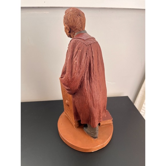 Tom Clark Gnome PARSON PATTERSON Large Sculpture #31 Minister Religious COA 1984 - Picture 5 of 9